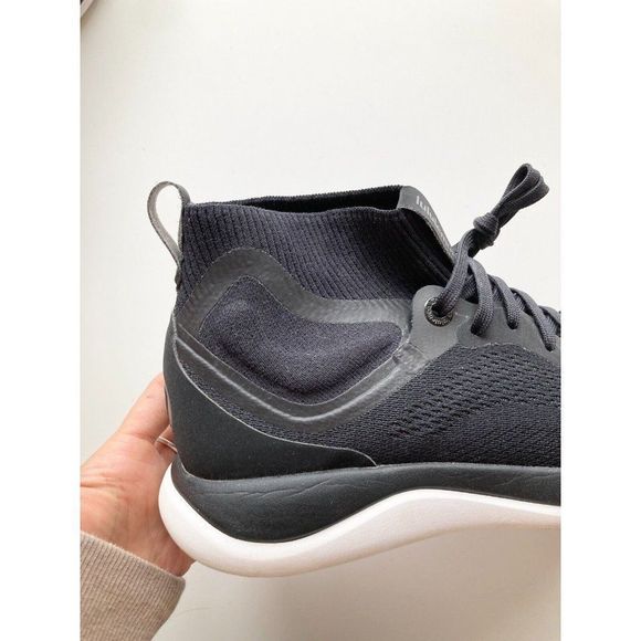 LULULEMON ChargeFeel Workout Mid Black Seamless Sneakers Running Shoes, Size 9 - Picture 2 of 16